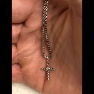 David Yurman Necklace sterling sliver 925/585 14k